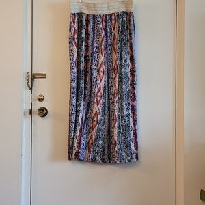 Gorgeous Aztec Designer Maxi Skirt 1X-2X New
